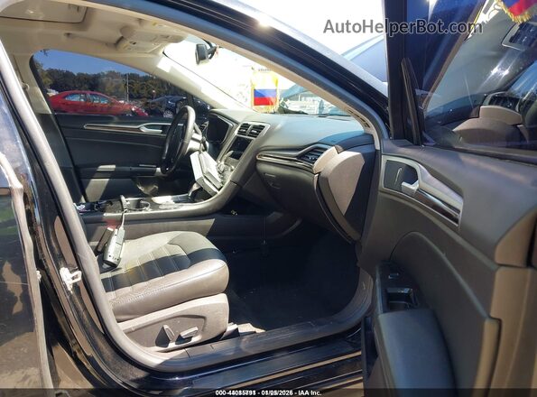 3FA6P0HD2GR271882 2016 FORD FUSION Black Front interior view