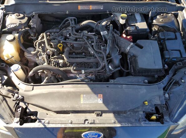 3FA6P0HD6LR229130 2020 FORD FUSION Черный Вид задней части салона