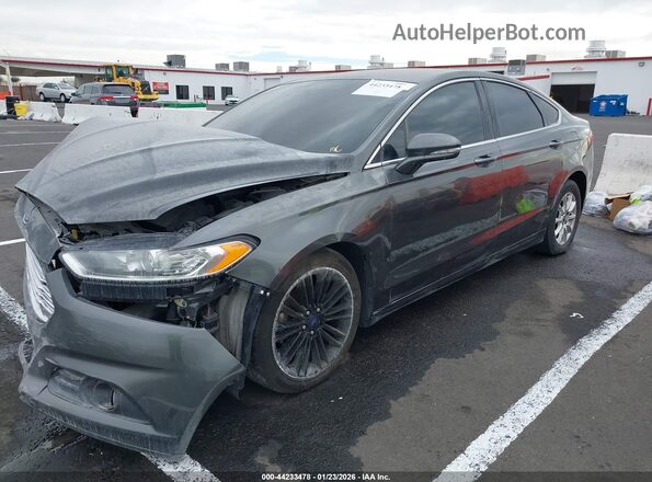 3FA6P0HD7GR281694 2016 FORD FUSION Gray წინა მარცხენა ხედი სამი მეოთხედიდან