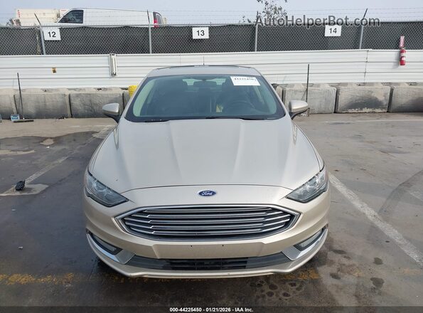 3FA6P0LU2HR230516 2017 FORD FUSION HYBRID Beige Vista frontal