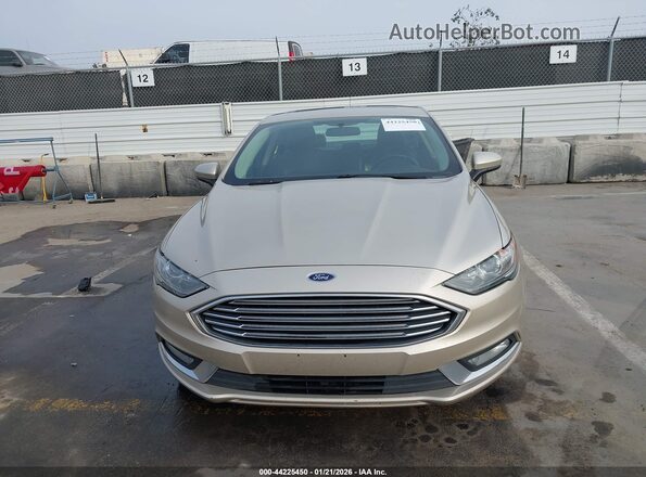 3FA6P0LU2HR230516 2017 FORD FUSION HYBRID Beige Vista del cuadro de instrumentos