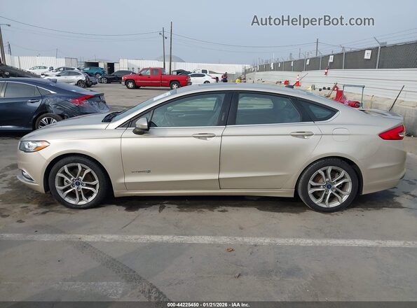 3FA6P0LU2HR230516 2017 FORD FUSION HYBRID Beige Vista interior de 360 grados