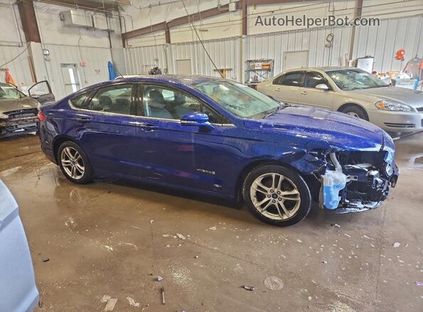 3FA6P0LU4GR172956 2016 FORD FUSION Blue 
