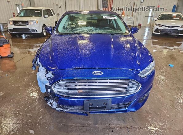3FA6P0LU4GR172956 2016 FORD FUSION Blue 
