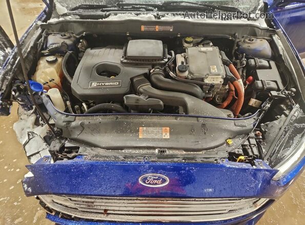 3FA6P0LU4GR172956 2016 FORD FUSION Blue 