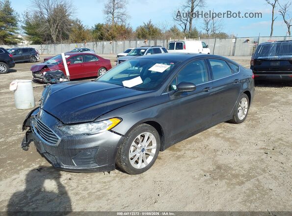 3FA6P0LU7LR154042 2020 FORD FUSION Gray Front left