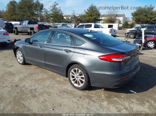 3FA6P0LU7LR154042 2020 FORD FUSION Gray Rear left