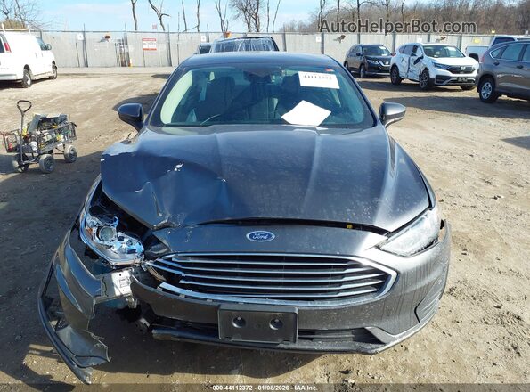 3FA6P0LU7LR154042 2020 FORD FUSION Gray Instrument cluster view