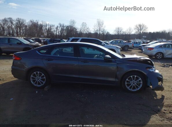 3FA6P0LU7LR154042 2020 FORD FUSION Gray Rear interior view