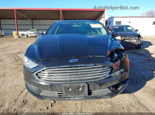3FA6P0LU8JR124805 2018 FORD FUSION Черный Вид щитка приборов