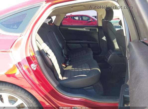 3FA6P0LU9KR205944 2019 FORD FUSION HYBRID Burgundy Widok naklejki z numerem VIN