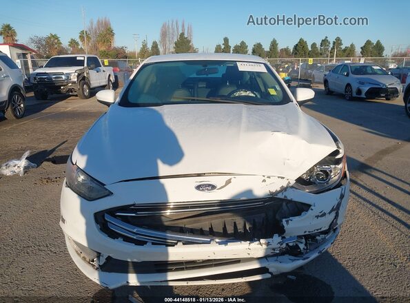 3FA6P0LUXJR101333 2018 FORD FUSION HYBRID White Սարքավորումների վահանակի տեսք