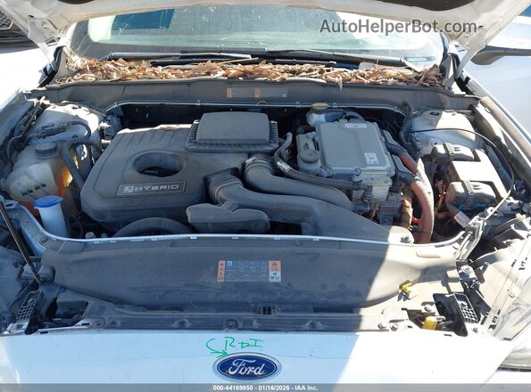 3FA6P0LUXJR269425 2018 FORD FUSION HYBRID White Vista trasera