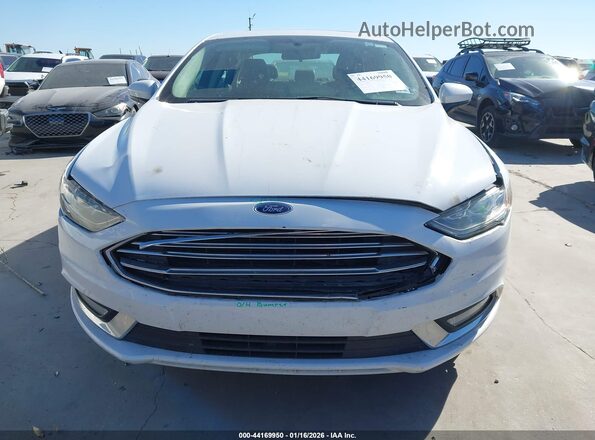3FA6P0LUXJR269425 2018 FORD FUSION HYBRID White Vista del cuadro de instrumentos