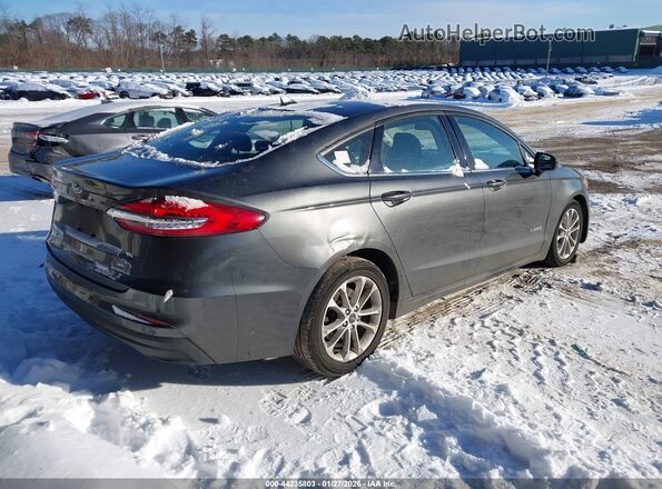 3FA6P0LUXKR266722 2019 FORD FUSION HYBRID Серый Задняя правая четверть