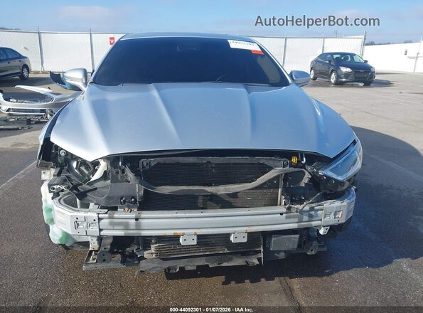 3FA6P0RUXKR223778 2019 FORD FUSION HYBRID Silver Front view