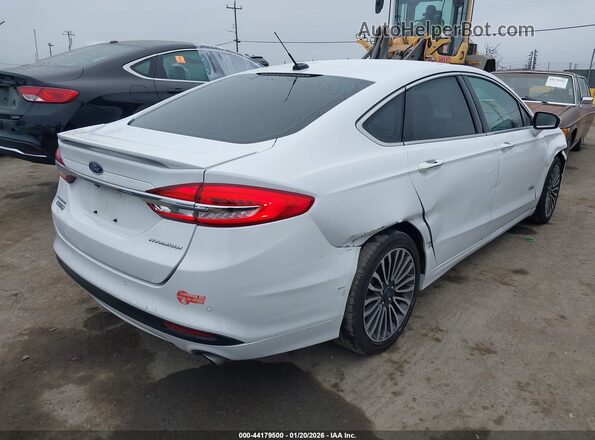 3FA6P0SU5JR176927 2018 FORD FUSION ENERGI White 