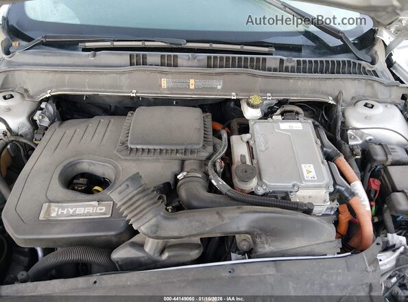 3FA6P0UU2JR279025 2018 FORD FUSION HYBRID Silver 