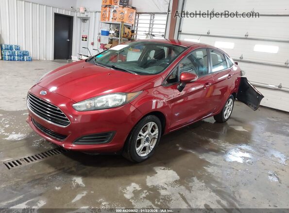 3FADP4BJ5GM178798 2016 FORD FIESTA Red წინა მარცხენა ხედი სამი მეოთხედიდან