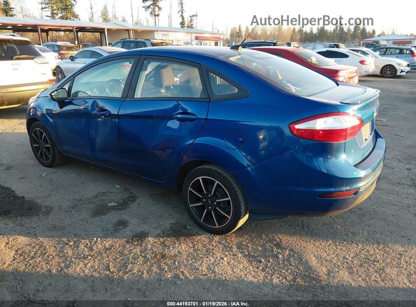 3FADP4BJ6KM125021 2019 FORD FIESTA Blue Задня ліва чверть