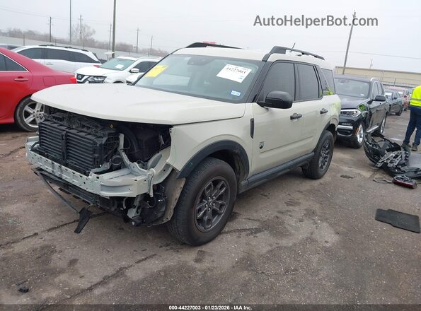 3FMCR9B63RRF41576 2024 FORD BRONCO SPORT Tan წინა მარცხენა ხედი სამი მეოთხედიდან