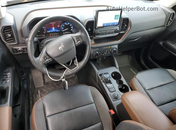 3FMCR9C60PRD17886 2023 FORD BRONCO Серебряный Вид панели приборов