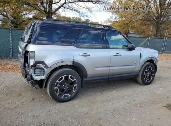 3FMCR9C60PRD17886 2023 FORD BRONCO Серебряный Задняя правая четверть