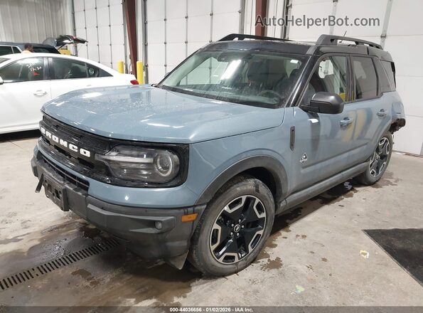 3FMCR9C6XRRF43792 2024 FORD BRONCO SPORT Blue Przód lewy