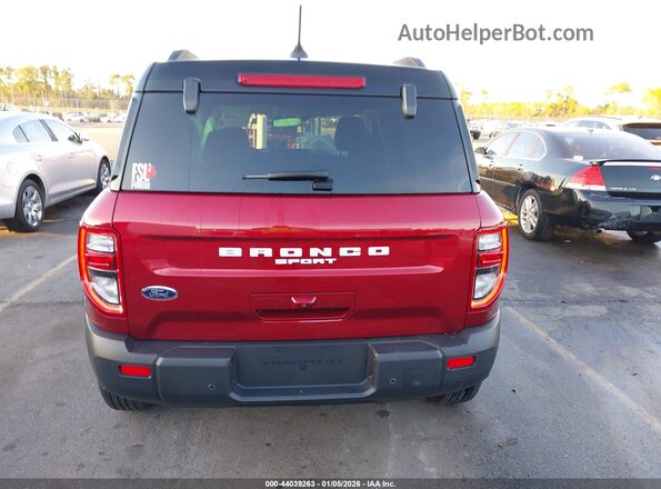 3FMCR9CN1SRF22892 2025 FORD BRONCO SPORT Красный 