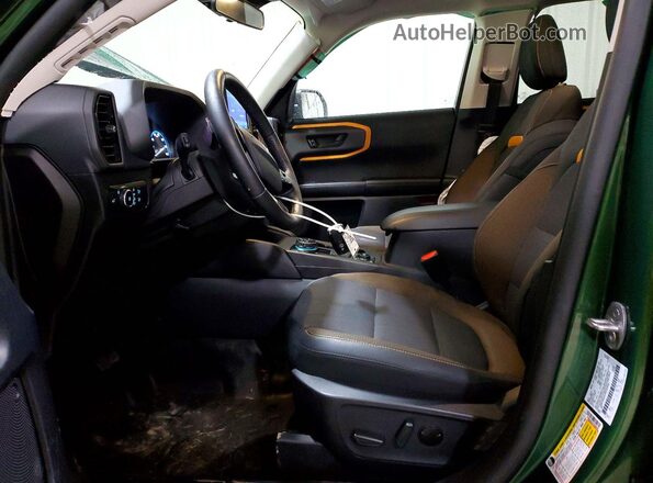 3FMCR9D97PRD98409 2023 FORD BRONCO Green Вид салону спереду