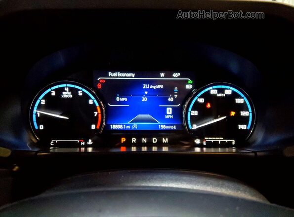 3FMCR9D97PRD98409 2023 FORD BRONCO Green Вид щитка приладів