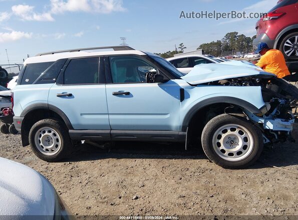 3FMCR9G63PRD04639 2023 FORD BRONCO SPORT Light Blue Vista interior de 360 grados