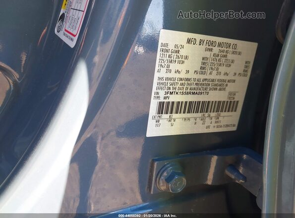 3FMTK1S58RMA09170 2024 FORD MUSTANG MACH-E Gray Вид підкапотного простору