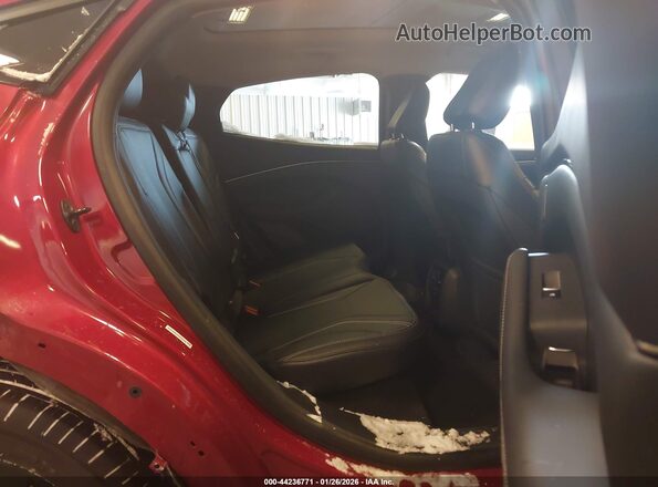 3FMTK3SU3PMA89350 2023 FORD MUSTANG MACH-E PREMI Red Vista de la etiqueta del VIN