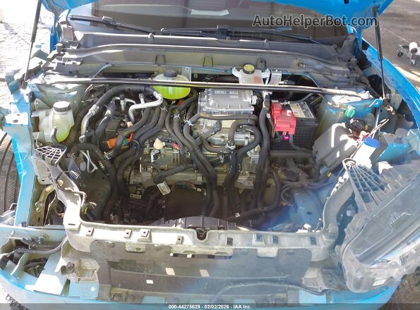 3FMTK4SEXNMA14169 2022 FORD MUSTANG MACH-E Синий Вид сзади
