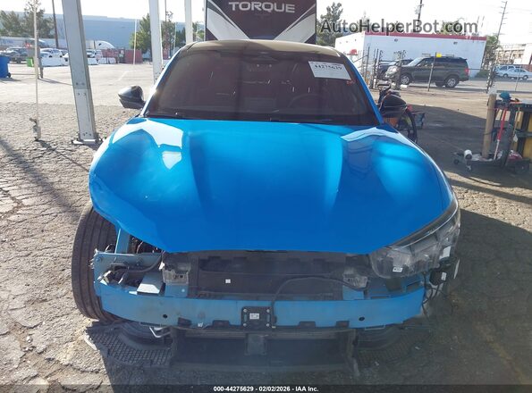 3FMTK4SEXNMA14169 2022 FORD MUSTANG MACH-E Синий Вид щитка приборов