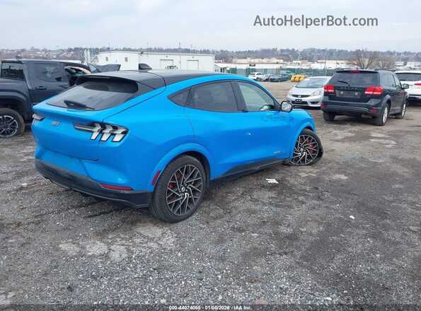 3FMTK4SX1MME02293 2021 FORD MUSTANG MACH-E Blue Trasero derecho