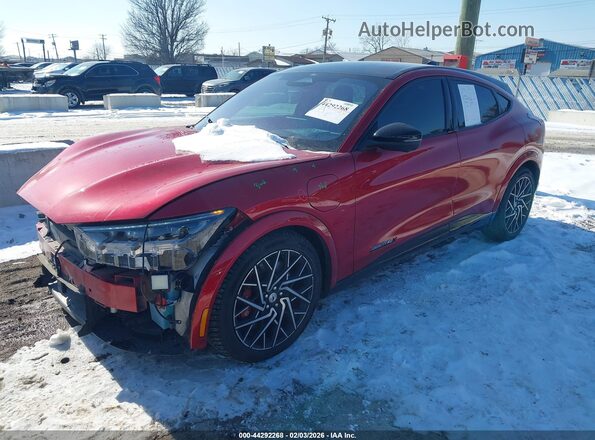 3FMTK4SX4MME02420 2021 FORD MUSTANG MACH-E Red 