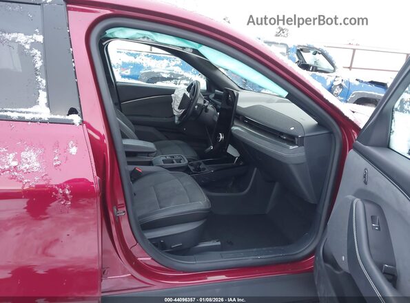 3FMTK4SX9SMA04309 2025 FORD MUSTANG MACH-E Burgundy Vista interior delantera