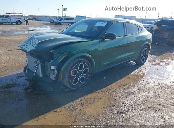 3FMTK4SXXRMA46563 2024 FORD MUSTANG MACH-E Green Առջևի ձախ երեք քառորդ տեսարան