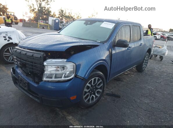 3FTTW8S95RRA87090 2024 FORD MAVERICK Blue Առջևի ձախ երեք քառորդ տեսարան
