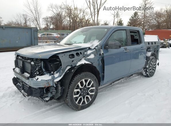 3FTTW8S96RRA56415 2024 FORD MAVERICK Синий Передняя левая четверть
