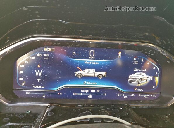 3GCPDEEK7RG435987 2024 CHEVROLET SILVERADO Black Вид щитка приладів