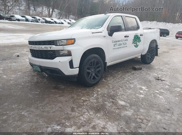 3GCPYBEK2MG436282 2021 CHEVROLET SILVERADO White წინა მარცხენა ხედი სამი მეოთხედიდან