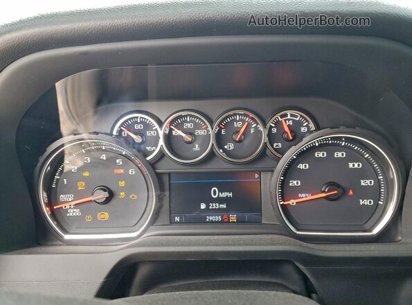 3GCPYBEK2NG204136 2022 CHEVROLET SILVERADO Black ხელსაწყოთა პანელის ხედი