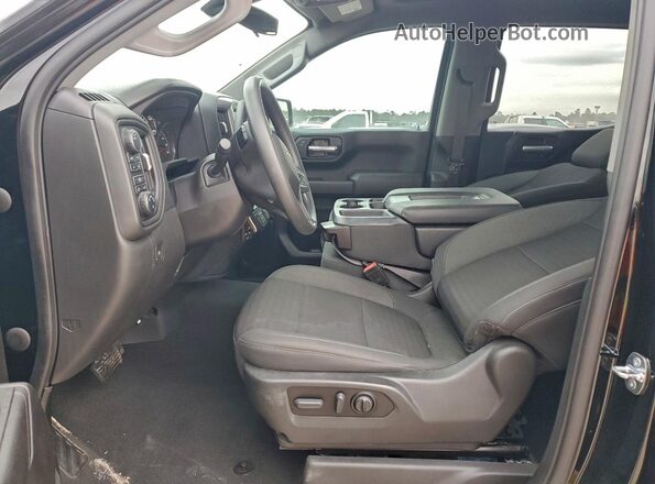 3GCPYBEK2NG204136 2022 CHEVROLET SILVERADO Black წინა სალონის ხედი
