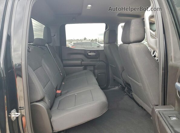 3GCPYBEK2NG204136 2022 CHEVROLET SILVERADO Black უკანა სავარძლების ხედი