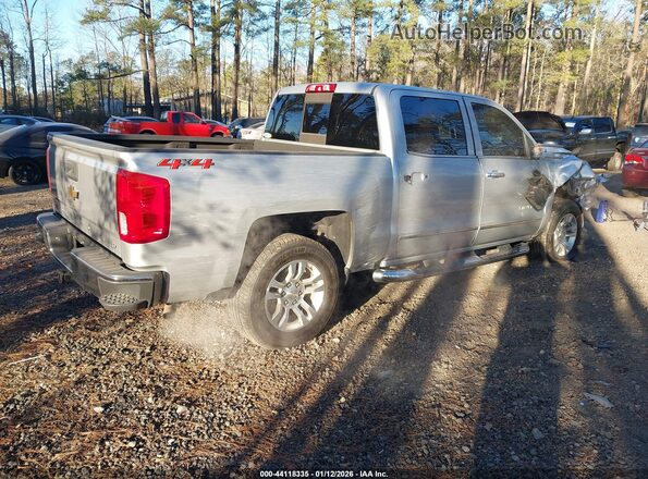 3GCUKSEC2JG394897 2018 CHEVROLET SILVERADO Серебряный Задняя правая четверть