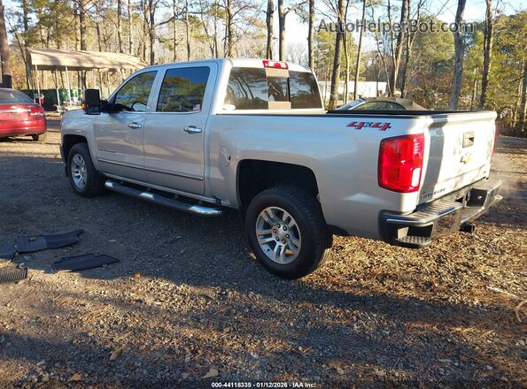 3GCUKSEC2JG394897 2018 CHEVROLET SILVERADO Серебряный Задняя левая четверть