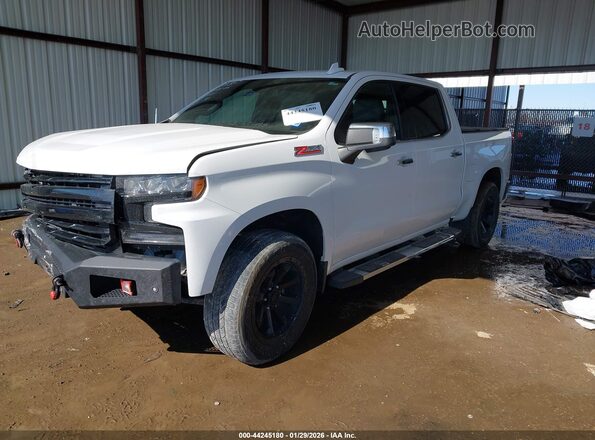 3GCUYGED6LG367581 2020 CHEVROLET SILVERADO Белый Передняя левая четверть